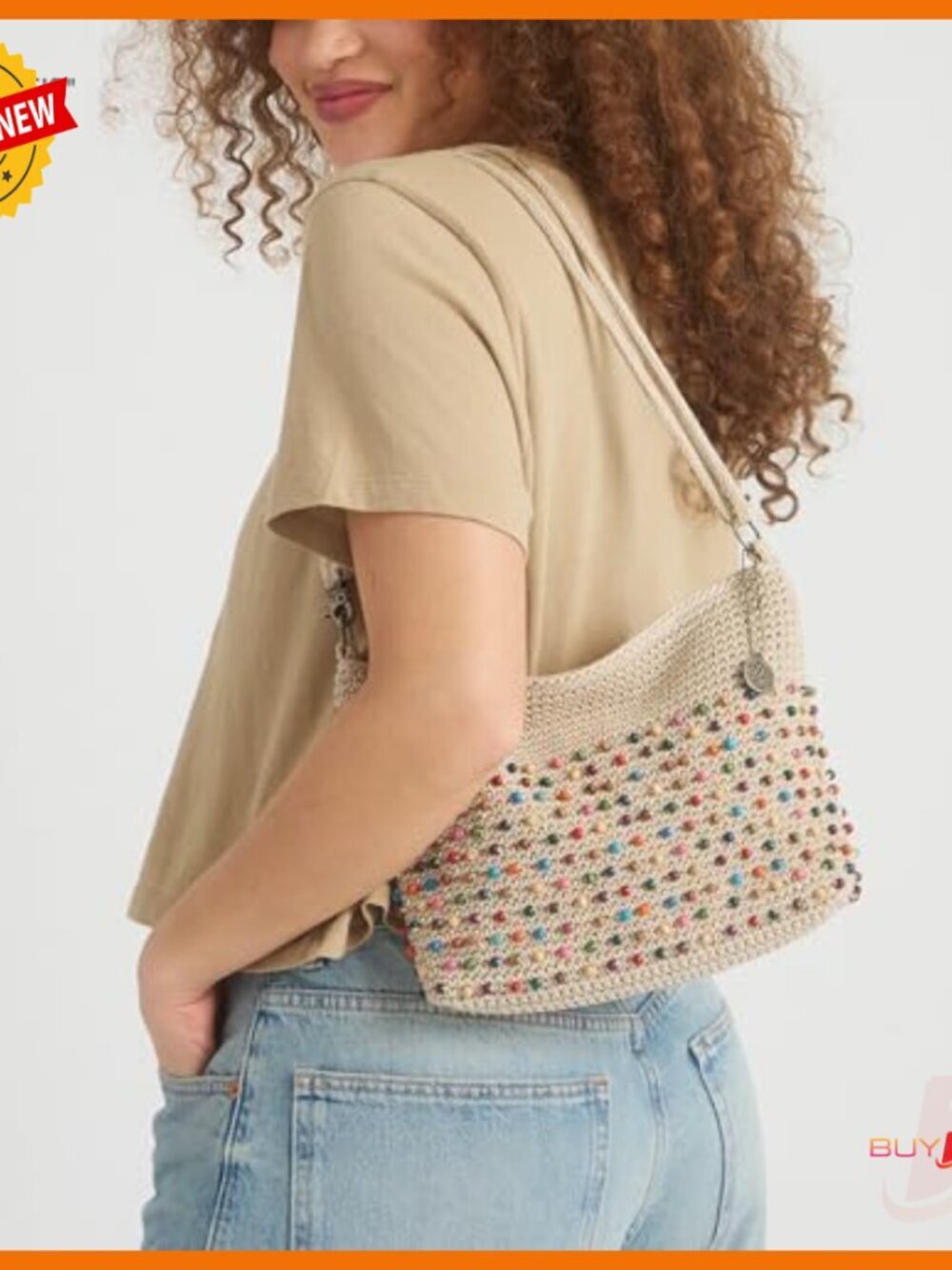 Convertible Crossbody Purse 3-in-1 Handbag Crochet Leather Travel Everyday - Picture 2 of 6